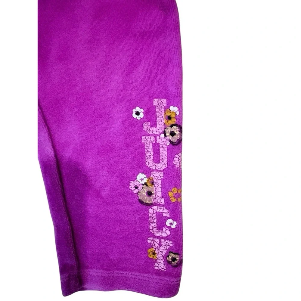 Juicy Couture Girls 2 Pieces‎ Set Velour Size 18-24 Month